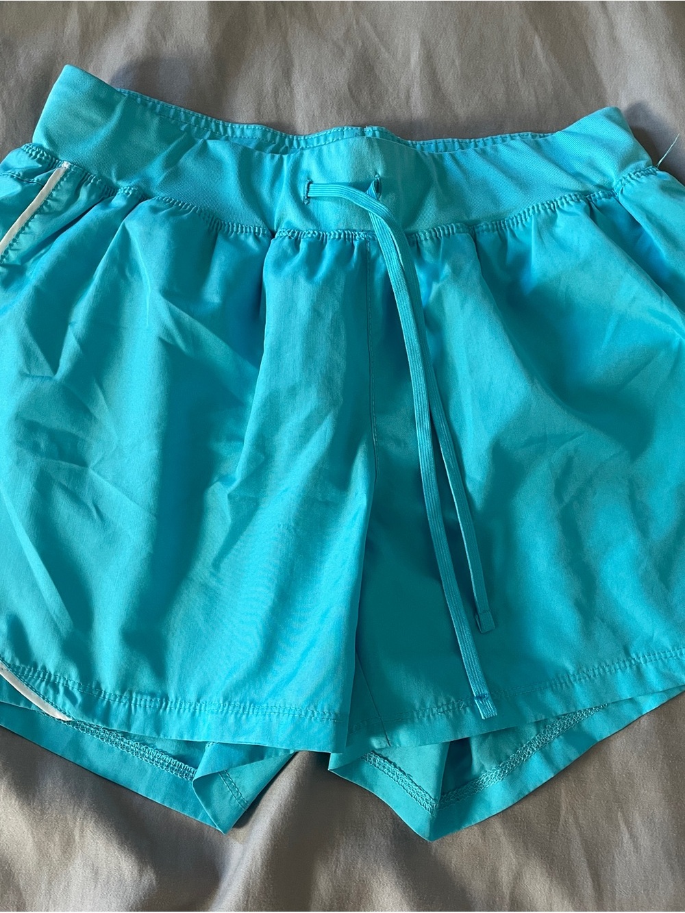 Women's Champion Aqua Blue Athletic Drawstring Shorts